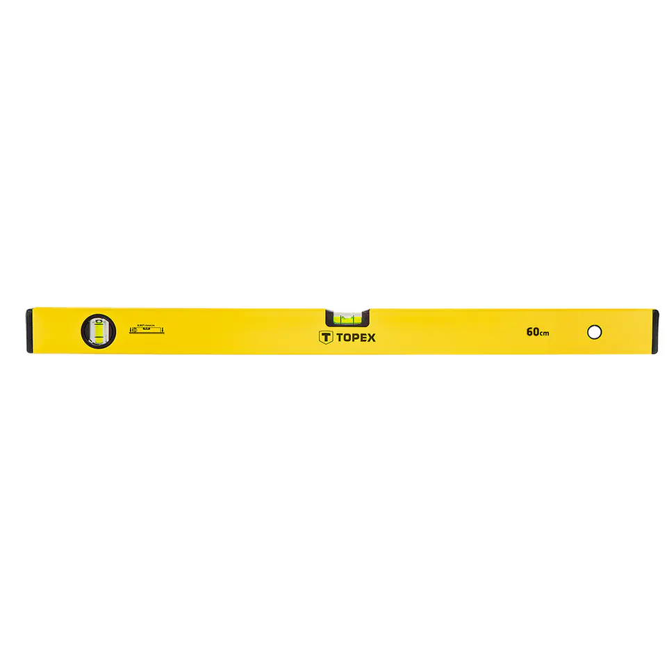 ⁨Aluminium spirit level type 500, 60 cm, 2 libelle⁩ at Wasserman.eu