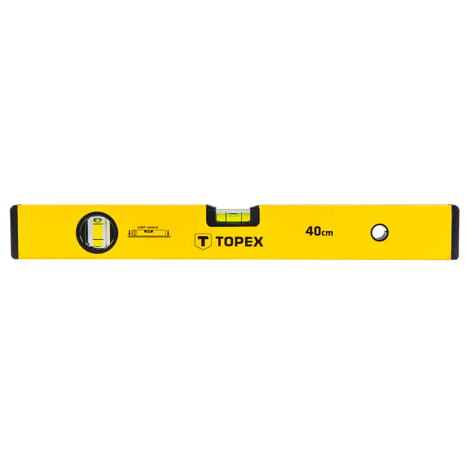 ⁨Aluminium spirit level type 500, 40 cm, 2 libelle⁩ at Wasserman.eu