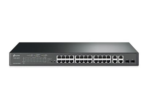 TP-LINK T1500-28PCT POE+,24 PORT 10/100, 4-PORT GIGABIT SMART SWITCH (TL-SL2428P) w sklepie Wasserman.eu