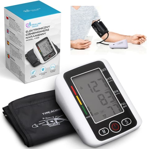 ⁨EXTRALINK SMART LIFE CIŚNIENIOMIERZ NARAMIENNY K-69 CZARNY⁩ w sklepie Wasserman.eu
