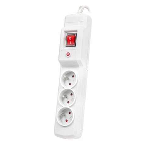 ⁨ARCON M3 PROTECTING POWER STRIP 3X SOCKETS, 3M CABLE, GRAY⁩ w sklepie Wasserman.eu