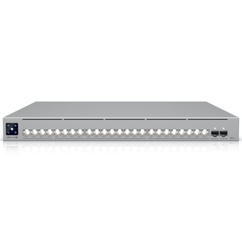 ⁨UBIQUITI USW-PRO-XG-24-POE 24 PORT LAYER 3 ETHERLIGHTING POE+++ SWITCH, 16X 10GBE, 8X 2.5GBE POE, 2X 25G SFP28⁩ w sklepie Wasserman.eu