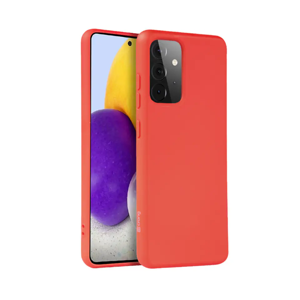 ⁨Crong Color Cover - Samsung Galaxy A72 Case (Red)⁩ at Wasserman.eu