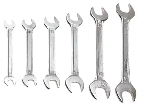 ⁨SET OF FLAT WRENCHES 12 PIECES 6-32MM⁩ at Wasserman.eu