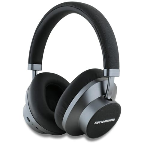 ⁨Słuchawki nauszne Karl Lagerfeld         Saffiano Elongated Bluetooth ANC czarny⁩ w sklepie Wasserman.eu