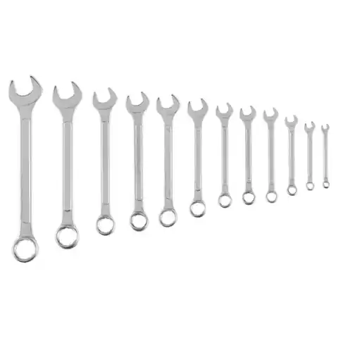 ⁨SET OF COMBINATION SPANNERS 12-PIECES 6-22MM⁩ at Wasserman.eu