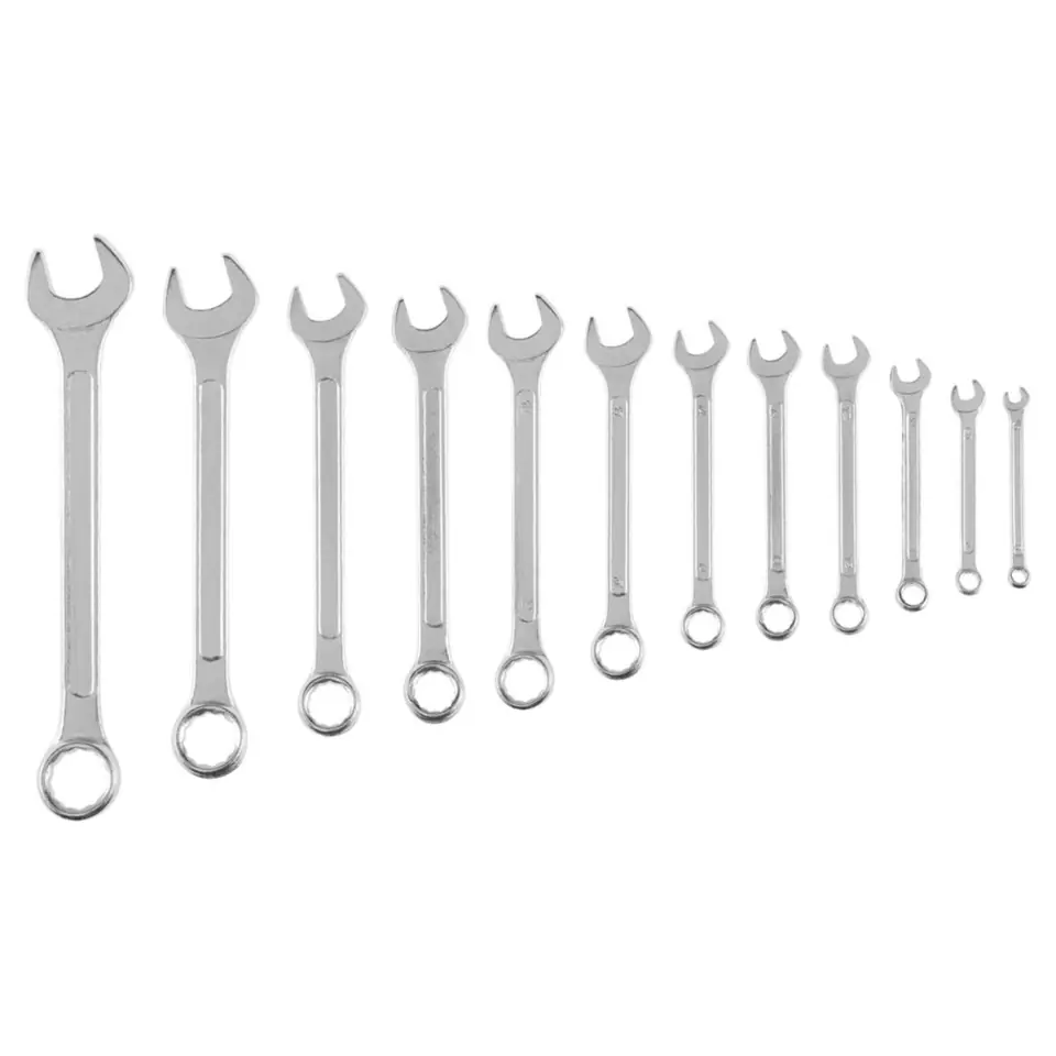 ⁨SET OF COMBINATION SPANNERS 12-PIECES 6-22MM⁩ at Wasserman.eu