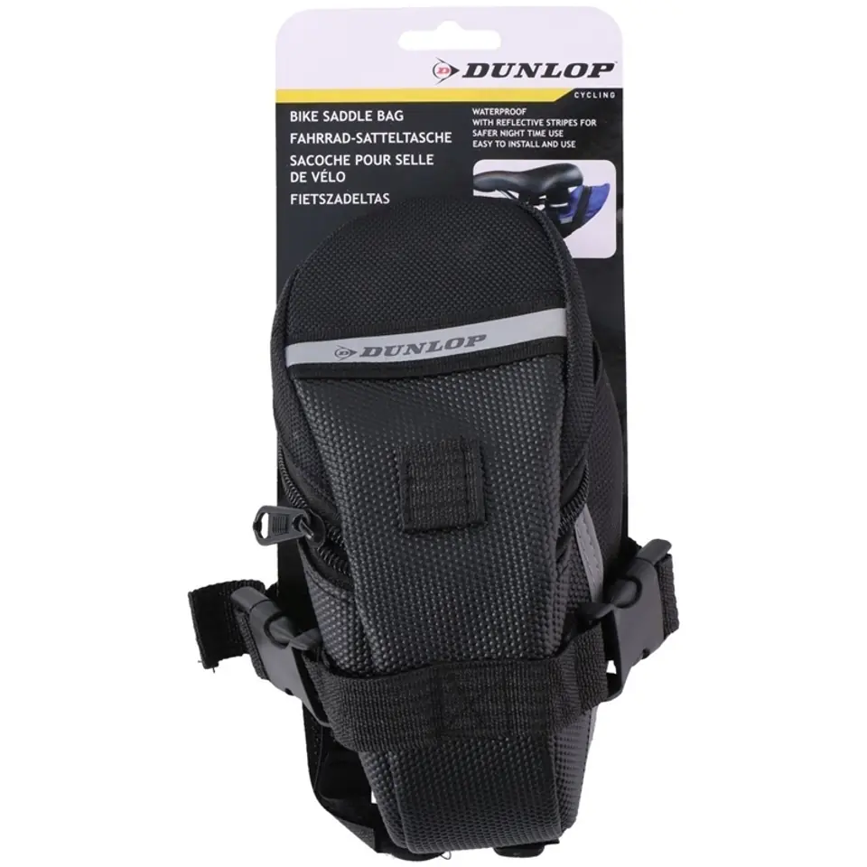 Dunlop - Torba / sakwa rowerowa pod siodełko (Czarny) w sklepie Wasserman.eu