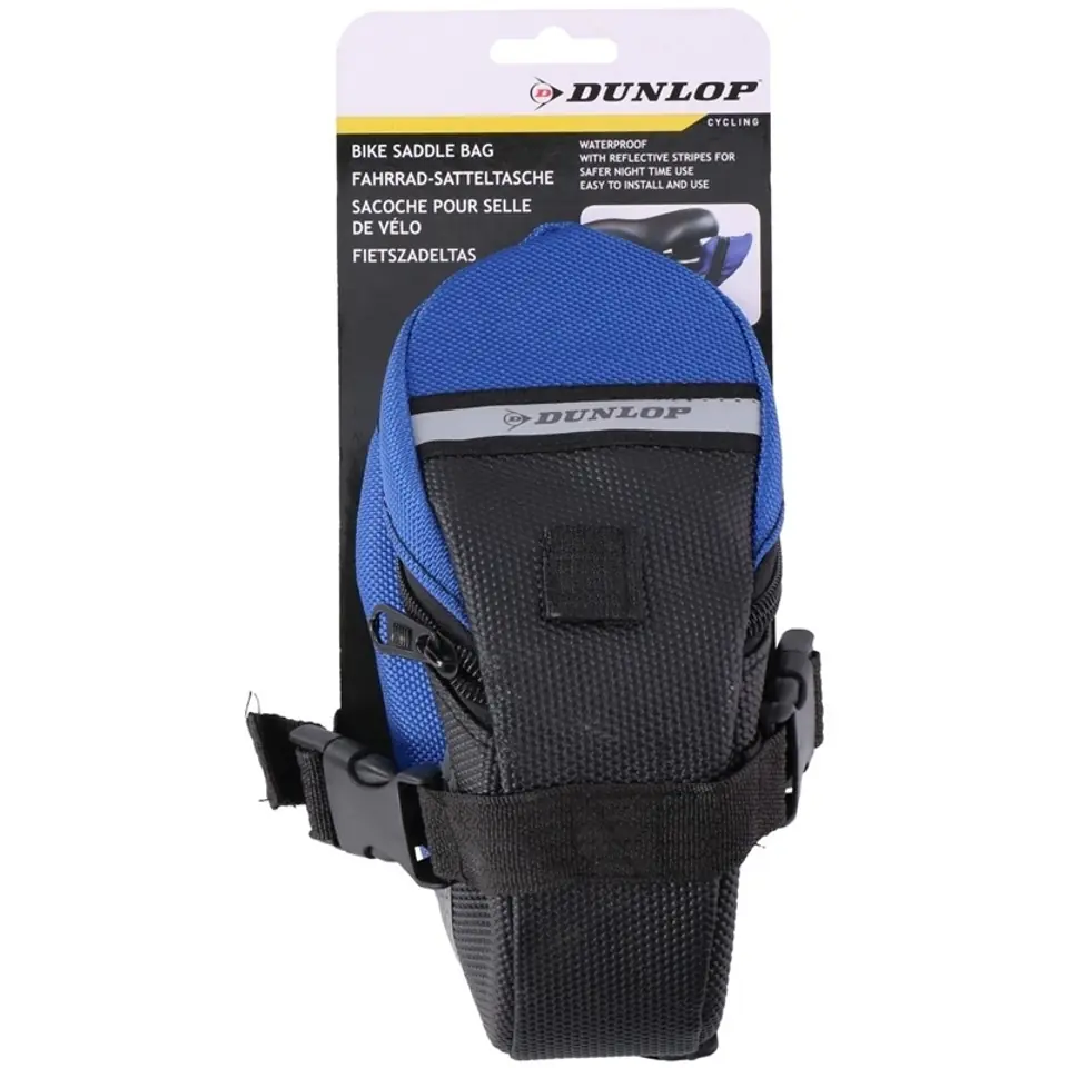 ⁨Dunlop - Saddle bike bag / pannier (Blue)⁩ at Wasserman.eu