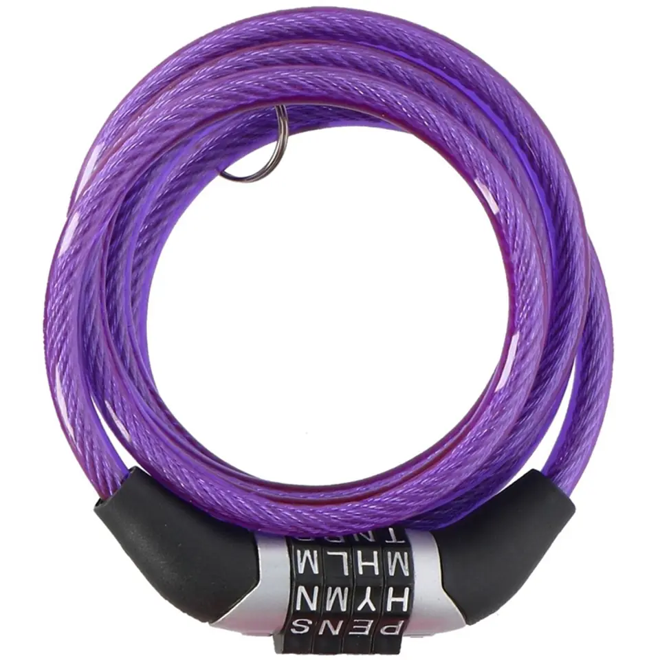 ⁨Dunlop - Bicycle clasp with cipher (Purple)⁩ at Wasserman.eu