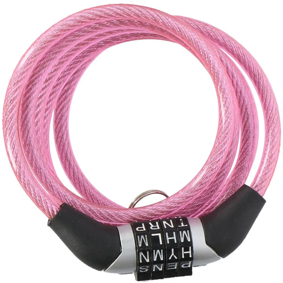⁨Dunlop - Bicycle clasp with cipher (Pink)⁩ at Wasserman.eu