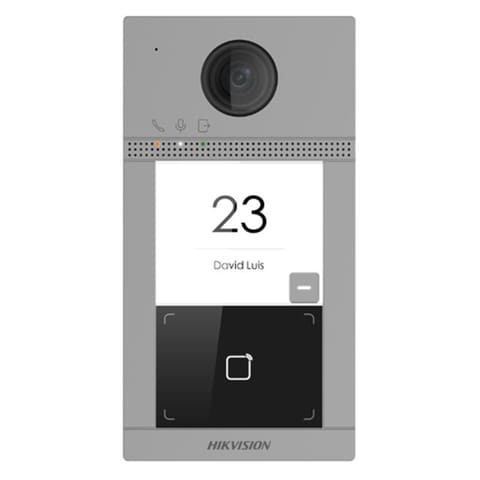 ⁨Hikvision 1 Button Metal Villa Door Station | DS-KV8113-WME1 (C) | 2 MP | IK08/IP65 | H.264⁩ w sklepie Wasserman.eu