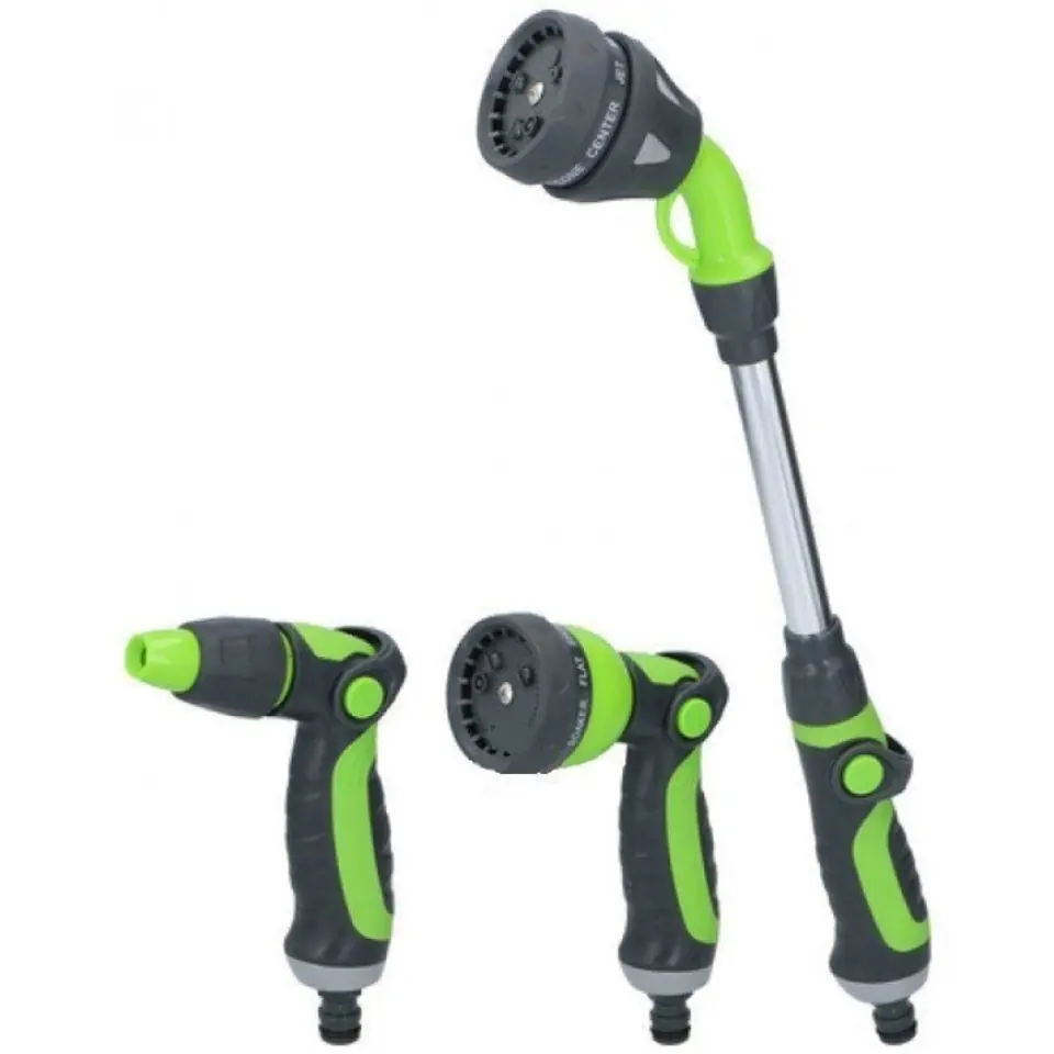 ⁨Kinzo - A set of watering guns 3 pcs. stream selection⁩ at Wasserman.eu