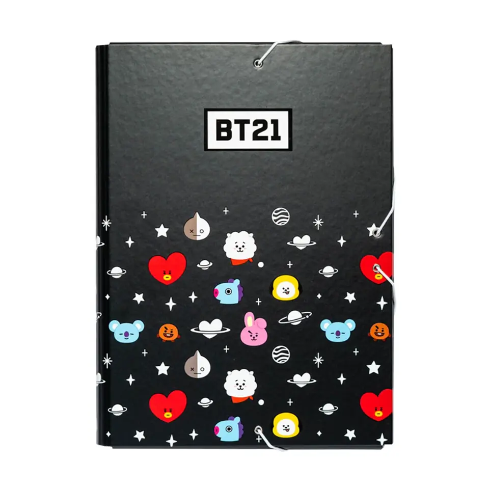 ⁨Line Friends BT21 - Folder / folder with eraser⁩ at Wasserman.eu