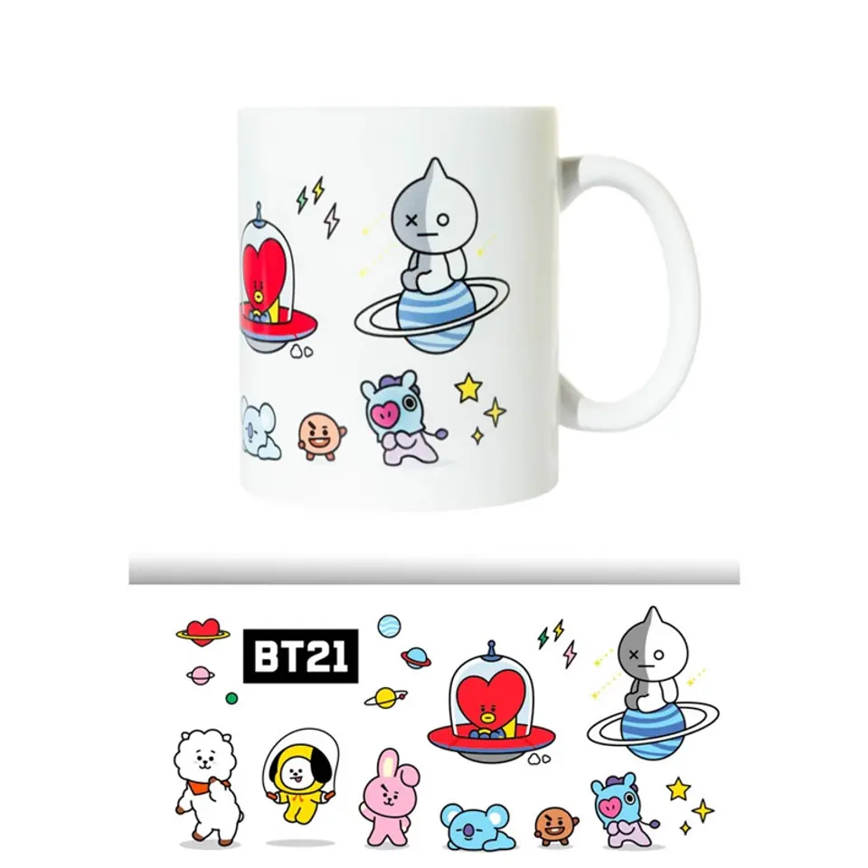 ⁨Line Friends BT21 - Ceramic mug 300ml⁩ at Wasserman.eu