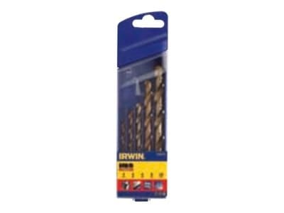 ⁨IRWIN COBALT DRILL BIT SET 5pcs. 4.0, 5.0, 6.0, 8.0, 10.0 mm⁩ at Wasserman.eu