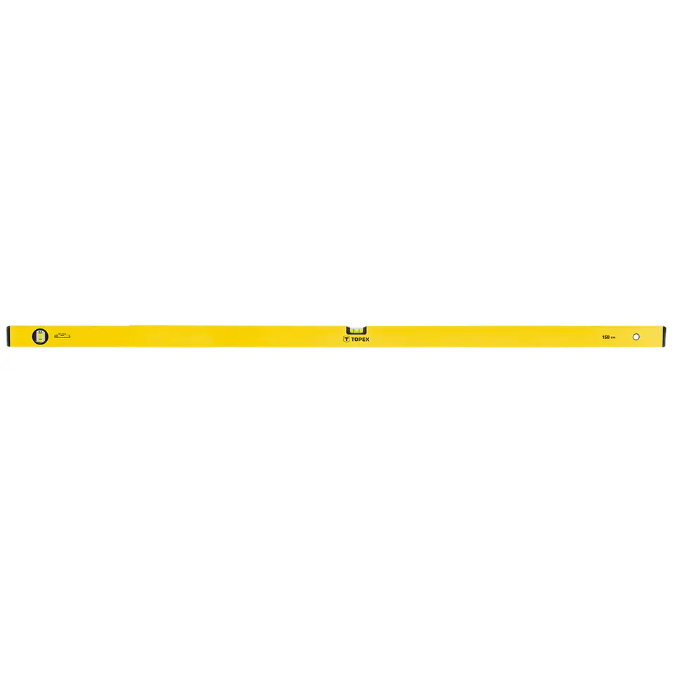 ⁨Aluminium spirit level type 500, 150 cm, 2 libelle⁩ at Wasserman.eu