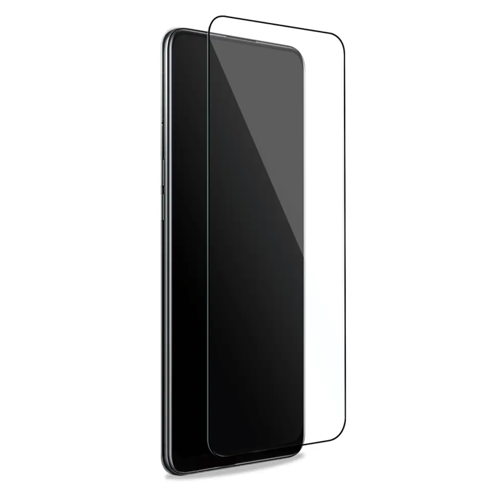 ⁨PURO Frame Tempered Glass - Xiaomi Mi 11 LITE Screen Tempered Protective Glass (Black Frame)⁩ at Wasserman.eu