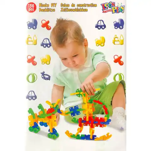 ⁨Let's Play - Zestaw klocków konstrukcyjnych dla dzieci (Zestaw 1)⁩ w sklepie Wasserman.eu