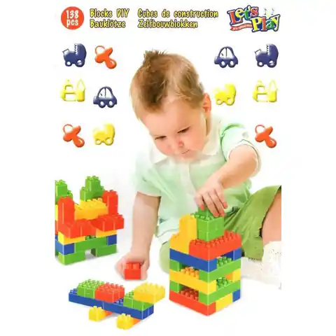 ⁨Let's Play - Zestaw klocków konstrukcyjnych dla dzieci (Zestaw 4)⁩ w sklepie Wasserman.eu