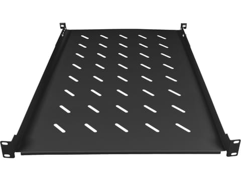 ⁨Półka stała 19" 1U głęb. 750mm, czarna, 4 punkty mocowania ALANTEC⁩ w sklepie Wasserman.eu