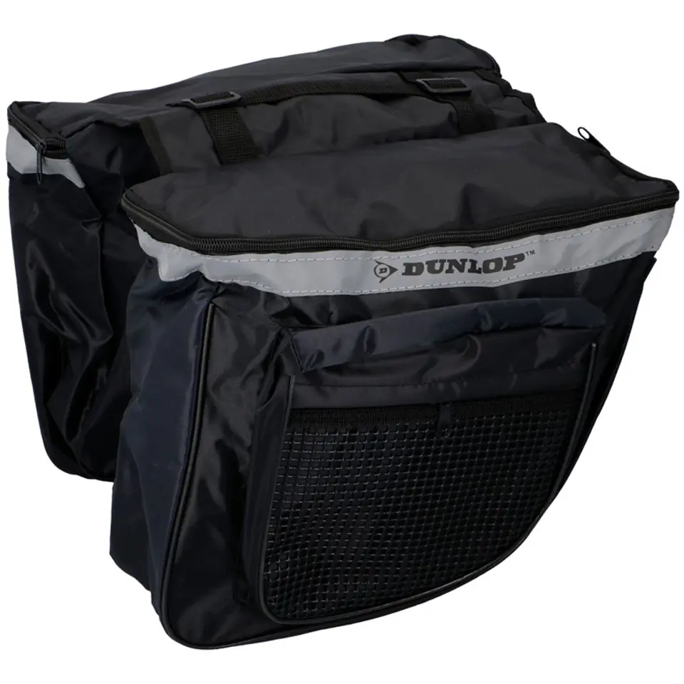 ⁨Dunlop - Bicycle bag / pannier for rack large 26 l (Black)⁩ at Wasserman.eu