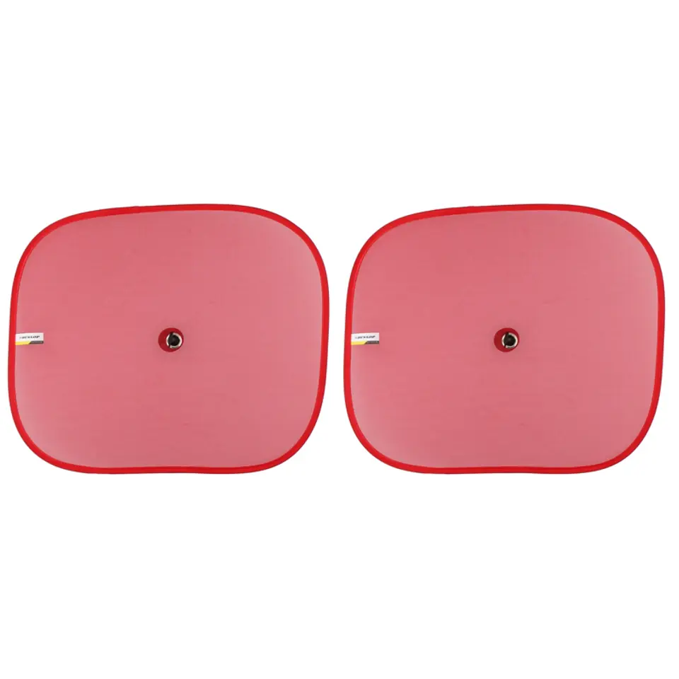 ⁨Dunlop - Roller blind / sun visor for car 2pcs (Red)⁩ at Wasserman.eu