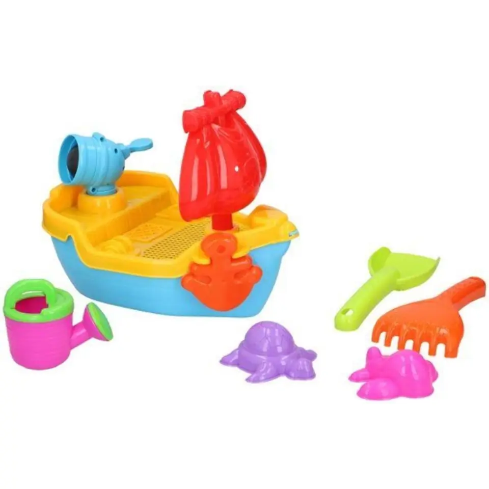 ⁨Eddy toys - Zestaw zabawek do piaskownicy 10 el. Statek⁩ w sklepie Wasserman.eu