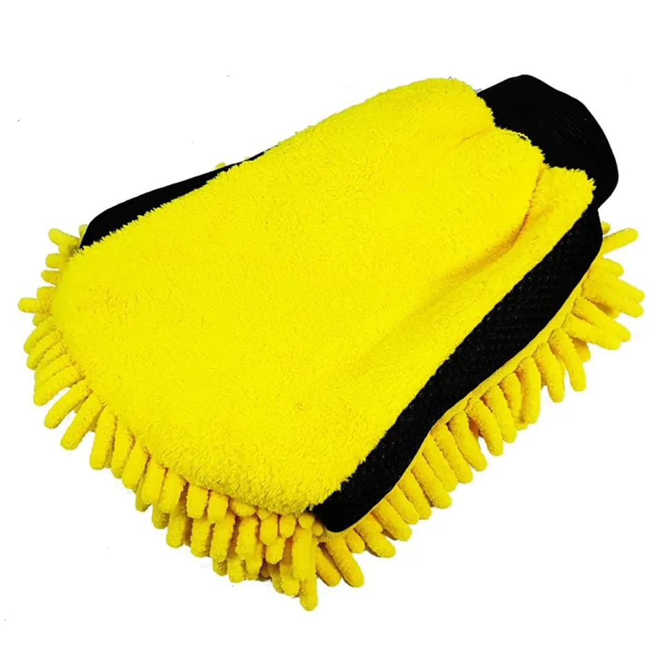 ⁨Dunlop - Car washing glove 2in1 microfiber and tassels⁩ at Wasserman.eu