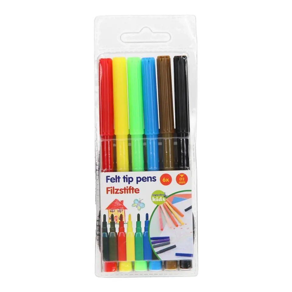 ⁨Topwrite - Set of markers / felt-tip pens / felt-tip pens 6 pcs⁩ at Wasserman.eu