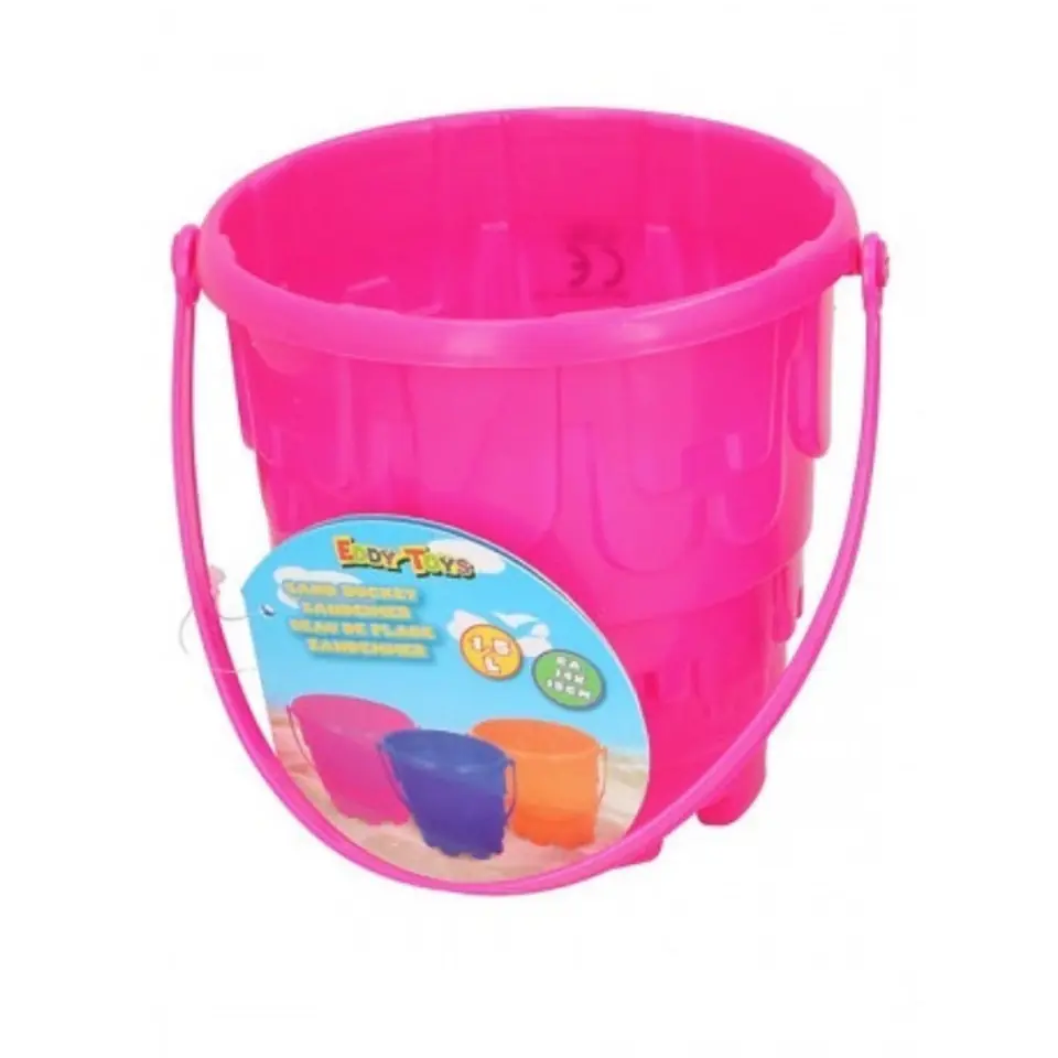 ⁨Eddy toys - Sand bucket Castle 15cm (Pink)⁩ at Wasserman.eu