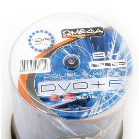 ⁨FREESTYLE DVD+R 8,5GB 8X DOUBLE LAYER CAKE*100 [40871]⁩ w sklepie Wasserman.eu