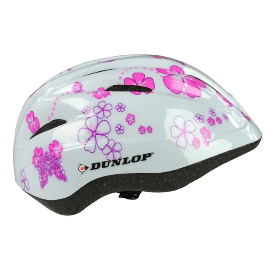 ⁨Dunlop - Children's helmet (pink flowers)⁩ at Wasserman.eu
