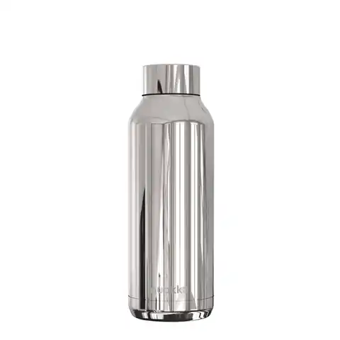 ⁨Quokka Solid - Stainless Steel Thermal Bottle 510 ml (Sleek Silver)⁩ at Wasserman.eu