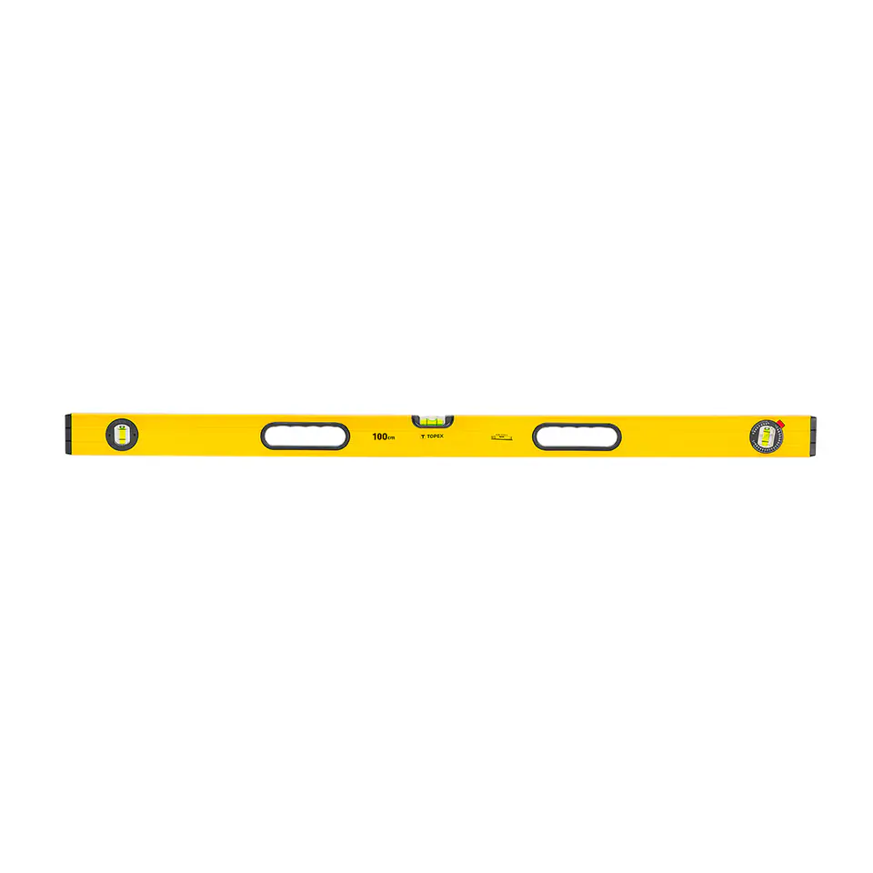 ⁨Aluminium spirit level type 600, 100 cm, 3 libelle⁩ at Wasserman.eu