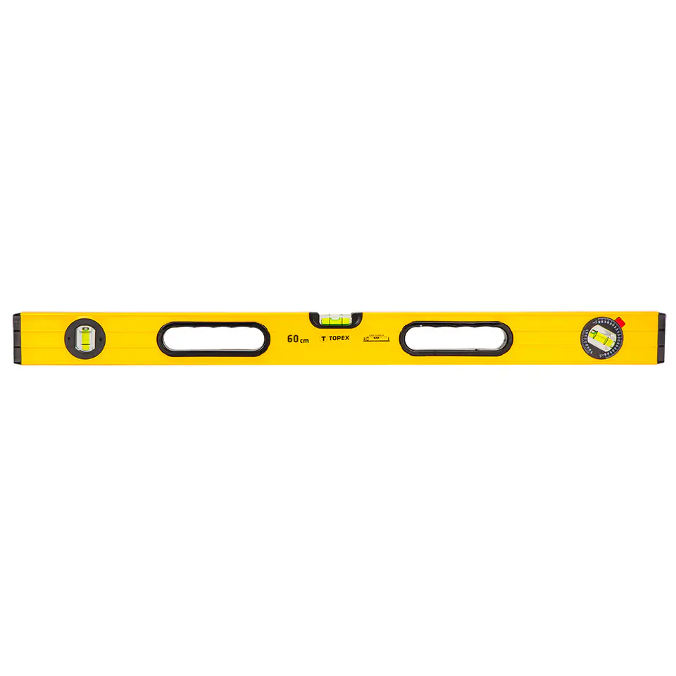 ⁨Aluminium spirit level type 600, 60 cm, 3 libelle⁩ at Wasserman.eu