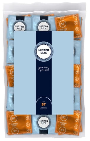 ⁨Mister Size 57mm pack of 100⁩ w sklepie Wasserman.eu