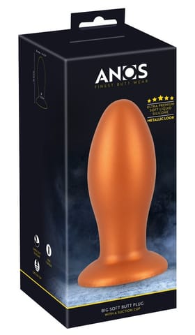 ANOS Big soft butt plug with s w sklepie Wasserman.eu