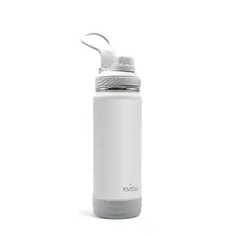⁨PURO Outdoor - Butelka termiczna ze stali nierdzewnej 500 ml (Light Grey)⁩ w sklepie Wasserman.eu