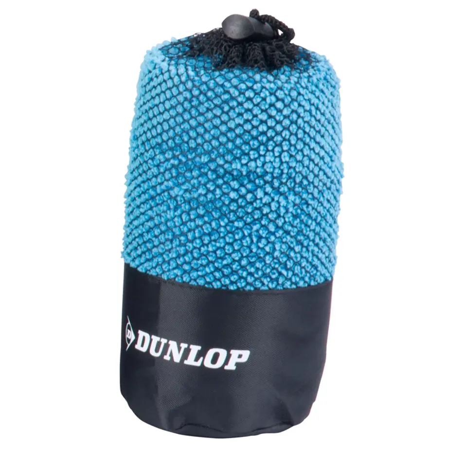 ⁨Dunlop - Microfiber Sports Towel (Blue)⁩ at Wasserman.eu