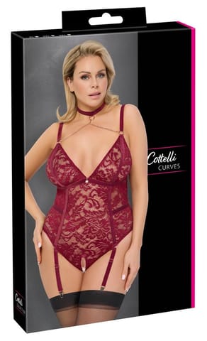 ⁨Crotchless Body red 3XL⁩ w sklepie Wasserman.eu