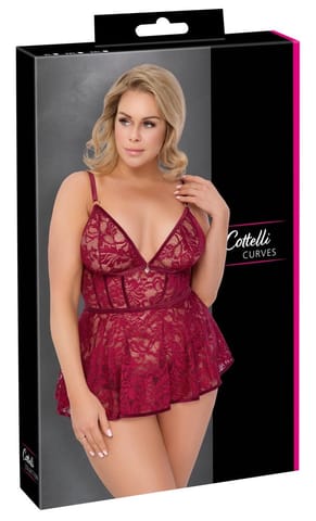 ⁨Babydoll red 2XL⁩ w sklepie Wasserman.eu