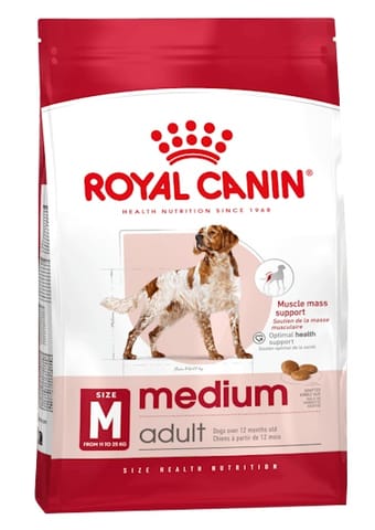 ⁨Royal Canin Medium Adult karma sucha dla psów dorosłych, ras średnich 12kg⁩ w sklepie Wasserman.eu
