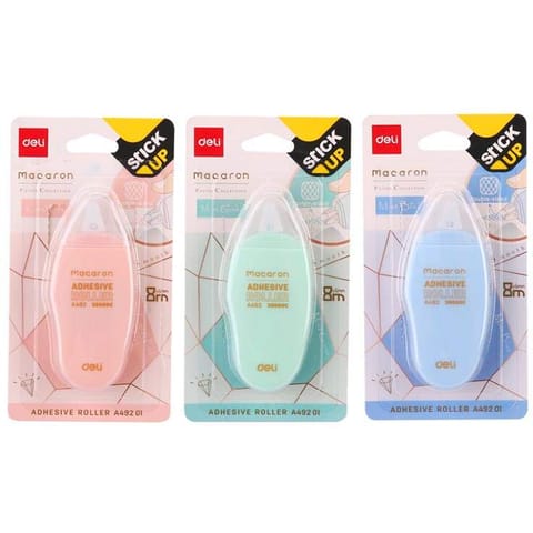 ⁨Klej w taśmie MACARON 8mx6mm A49201 DELI⁩ w sklepie Wasserman.eu