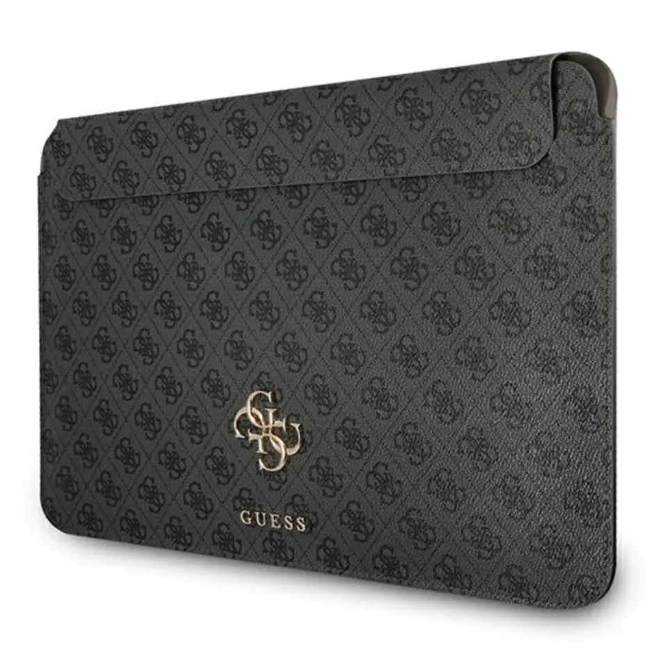 ⁨Guess 4G Big Metal Logo Computer Sleeve - Notebook Case 13" (Black)⁩ at Wasserman.eu