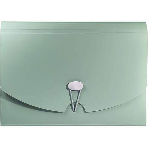 ⁨Teczka harmonijkowa A4 PP 13 przegródek zieleń MORANDI THM-A4-03 BIURFOL⁩ w sklepie Wasserman.eu