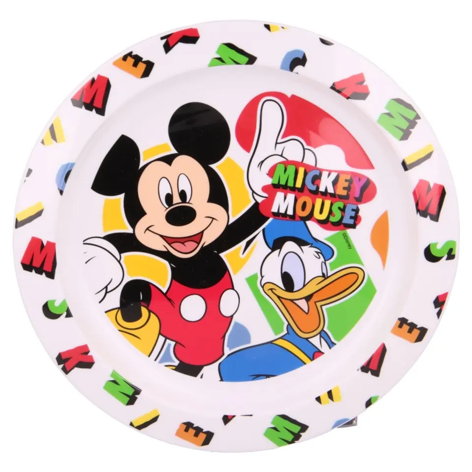 ⁨Mickey Mouse - Dessert plate (white)⁩ at Wasserman.eu