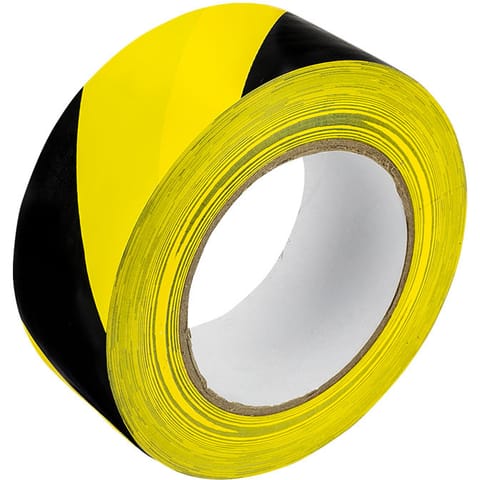 ⁨Taśma ostrzegawcza czarno-żółta 48x50m GRAND 130-1960⁩ w sklepie Wasserman.eu