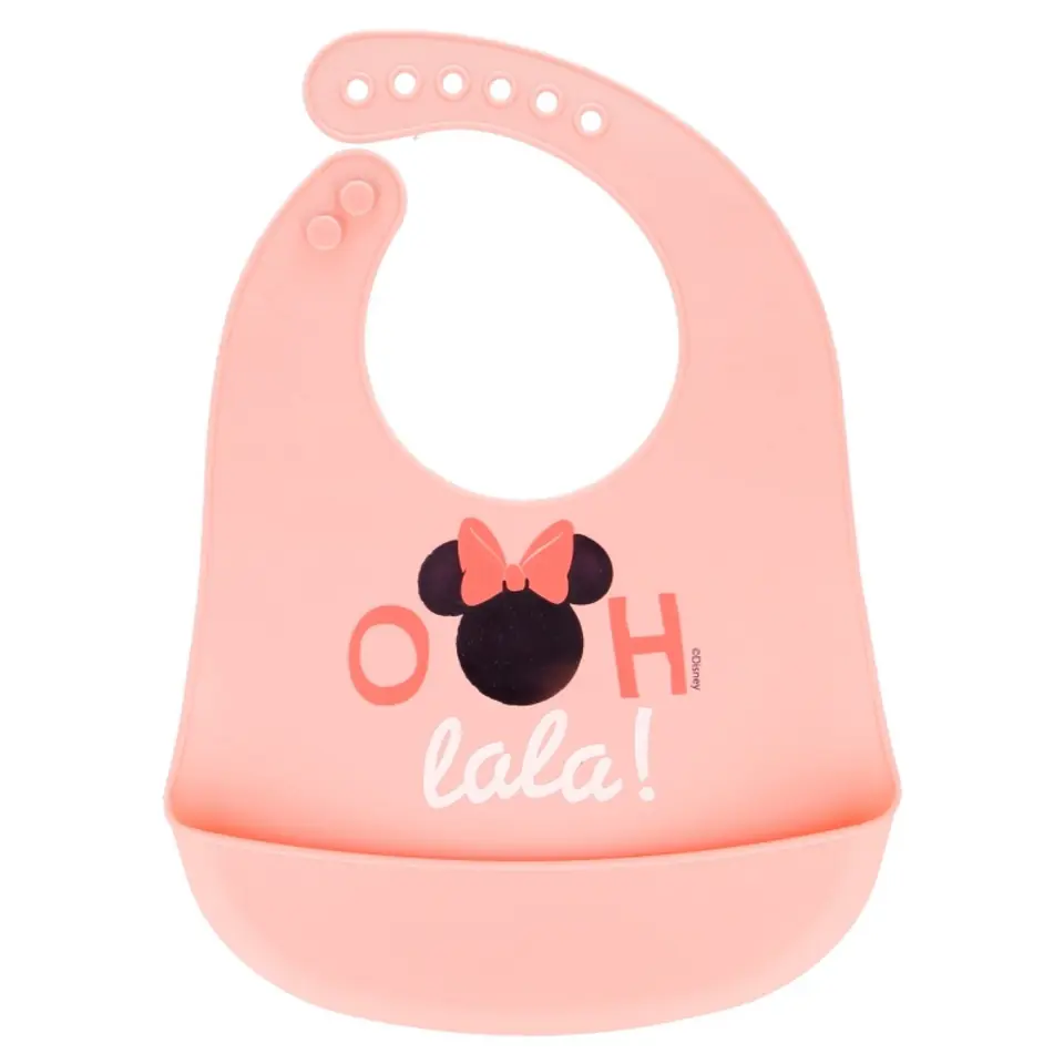 ⁨Minnie Mouse - Silicone Bib with Pocket (Indigo dreams)⁩ at Wasserman.eu