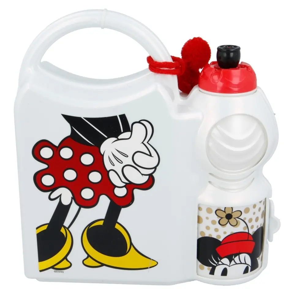 ⁨Minnie Mouse - Lunchbox and water bottle set 400 ml⁩ at Wasserman.eu